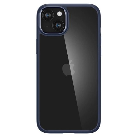 Etui Spigen Crystal Hybrid na iPhone 15 Plus - przezroczysto-niebieskie
