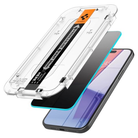 Szkło hartowane Spigen Glas.tR EZ Fit Privacy na iPhone 15 Plus