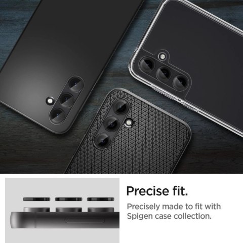 Osłona aparatu Spigen Glas.tR EZ Fit Optik Camera Protector na Samsung Galaxy S23 FE - czarna 2 szt.