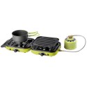 Kuchenka turystyczna na kemping podwójna DUAL COMPACT + GRILL