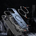 Etui Hybrid Armor Trendy z MagSafe na iPhone 16 Pro Max - niebieskie