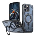 Etui Hybrid Armor Trendy z MagSafe na iPhone 16 Pro - niebieskie