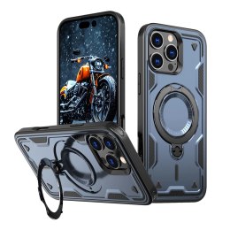 Etui Hybrid Armor Trendy z MagSafe na iPhone 16 Pro - niebieskie