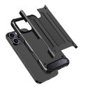 Etui Hybrid Armor pancerne na iPhone 16 Pro Max - czarne