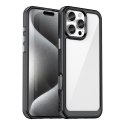 Etui Outer Space Case z żelową ramką do iPhone 16 Pro Max - czarne