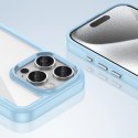 Etui Outer Space Case z żelową ramką do iPhone 16 Pro Max - niebieskie