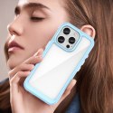 Etui Outer Space Case z żelową ramką do iPhone 16 Pro - niebieskie