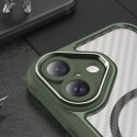 Etui silikonowe Leading Series MagSafe do iPhone 16 - zielone
