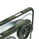 Etui silikonowe Leading Series MagSafe do iPhone 16 - zielone