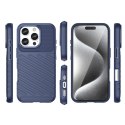Etui silikonowe Thunder Case do iPhone 16 Pro Max - niebieskie