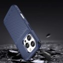 Etui silikonowe Thunder Case do iPhone 16 Pro Max - niebieskie