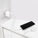 Ładowarka sieciowa Puro 25W Power Delivery USB-A USB-C - biała