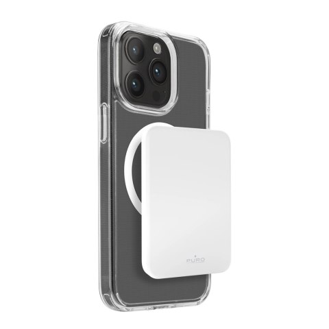 Powerbank Puro Slim Power Mag 4200mAh z MagSafe USB-C - biały