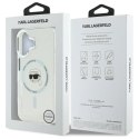Etui Karl Lagerfeld IML Metal Karl Head MagSafe na iPhone 16 - białe