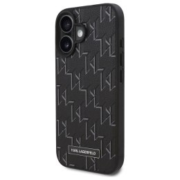 Etui Karl Lagerfeld Hot Stamp Magsafe na iPhone 16 Plus - czarne