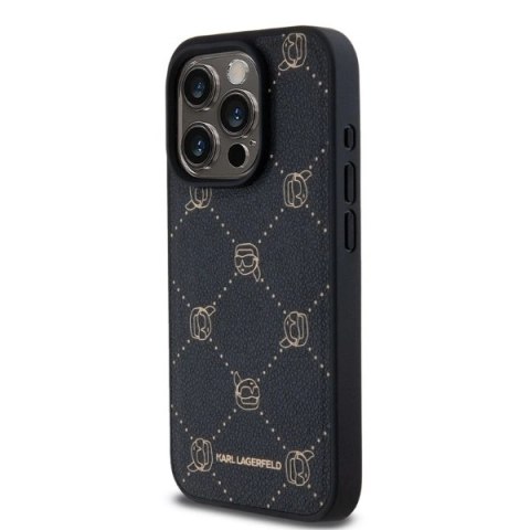 Etui Karl Lagerfeld Magsafe Karl Head na iPhone 15 Pro Max - czarne