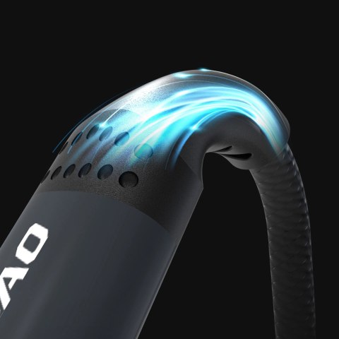 Kabel Dudao L3CC USB-C - USB-C 60W 1,2m w oplocie - czarny