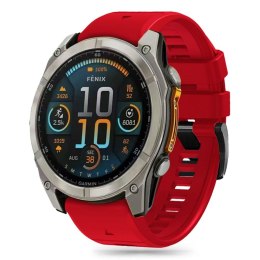 Pasek silikonowy Tech-Protect Silicone Line na Garmin Fenix 51 mm - czerwony