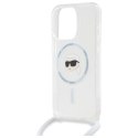 Etui Karl Lagerfeld Crossbody IML Karl Head Magsafe na iPhone 16 Pro Max - przezroczyste