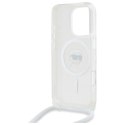 Etui Karl Lagerfeld Crossbody IML Karl Head Magsafe na iPhone 16 Pro Max - przezroczyste