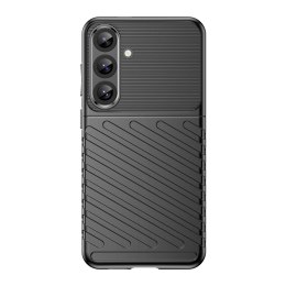 Thunder Case etui do Samsung Galaxy S25+ silikonowy pancerny pokrowiec - czarne