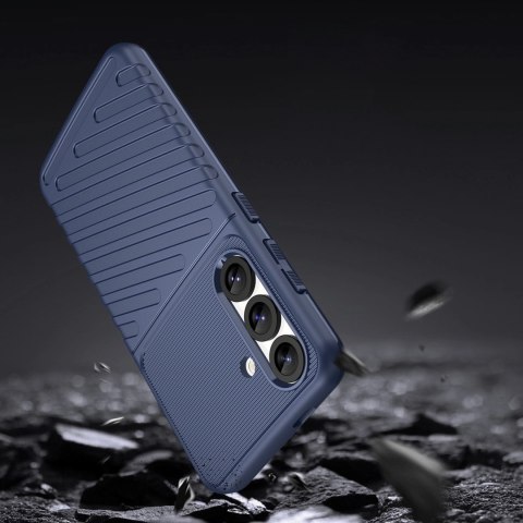 Thunder Case etui do Samsung Galaxy S25 silikonowy pancerny pokrowiec - niebieski