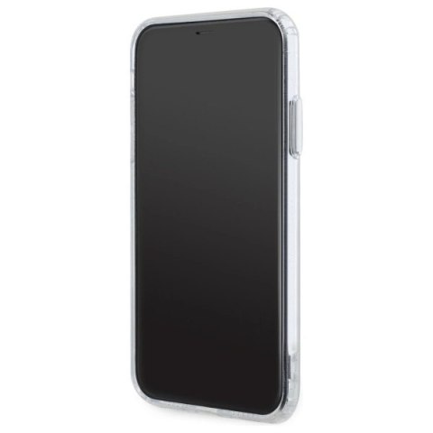 Etui Karl Lagerfeld IML Metal Choupette Head MagSafe na iPhone 11 - białe