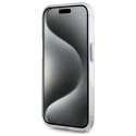 Etui Karl Lagerfeld IML Metal Choupette Head MagSafe na iPhone 15 Pro - białe