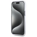 Etui Karl Lagerfeld IML Metal Choupette Head MagSafe na iPhone 15 - białe