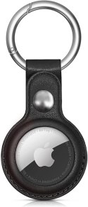 Etui do Apple AirTag z ekoskóry - czarne, brązowe, czerwone, niebieskie - 4 sztuki