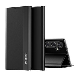 Etui Sleep Case Pro pokrowiec z klapką i podstawką na Samsung Galaxy A36 - czarne