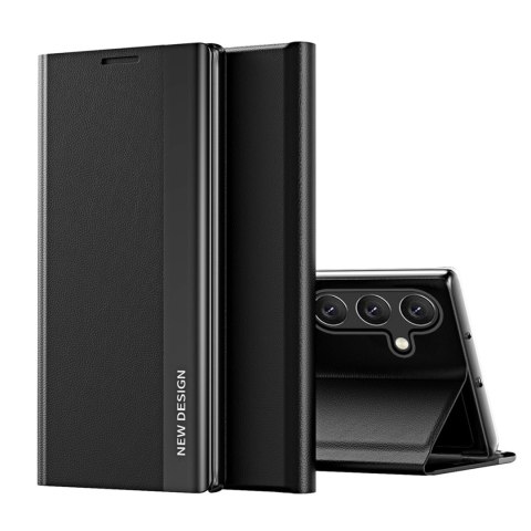 Etui Sleep Case Pro pokrowiec z klapką i podstawką na Samsung Galaxy A36 - czarne