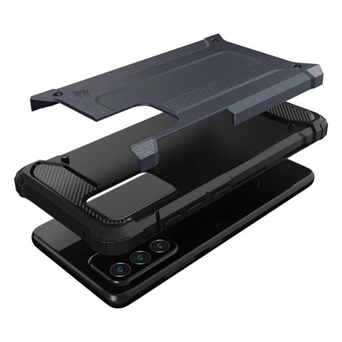 Pancerne hybrydowe etui Hybrid Armor pokrowiec na Samsung Galaxy A36 - srebrne