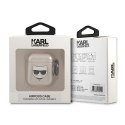 Etui Karl Lagerfeld Glitter Choupette na AirPods 1 / 2 - złote