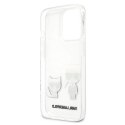 Etui Karl Lagerfeld Karl & Choupette na iPhone 13 Pro Max 6,7" - przezroczyste
