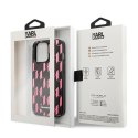 Etui Karl Lagerfeld Monogram Plaque na iPhone 13 Pro Max 6,7" - różowe