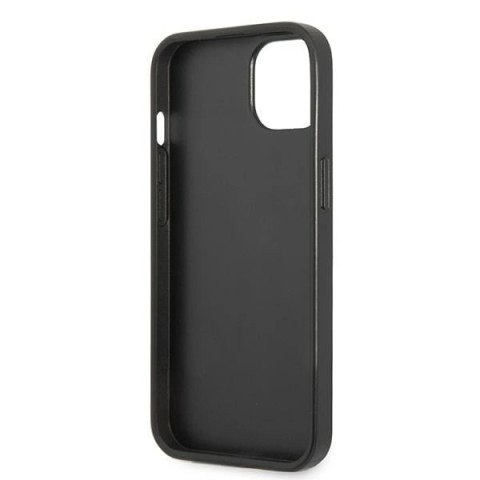 Etui Karl Lagerfeld Perforated Allover na iPhone 13 / 14 / 15 6,1" - pomarańczowe