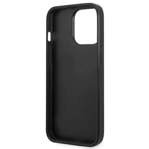 Etui Karl Lagerfeld Perforated Allover na iPhone 13 Pro Max 6,7" - pomarańczowe