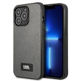 Etui Karl Lagerfeld Saffiano Plaque na iPhone 13 Pro Max 6,7