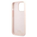 Etui Karl Lagerfeld Silicone Karl`s Head na iPhone 13 Pro Max 6,7" - jasnoróżowe