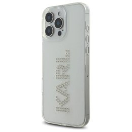 Etui Karl Lagerfeld IML Rhinestones Logo na iPhone 16 Pro Max 6.9