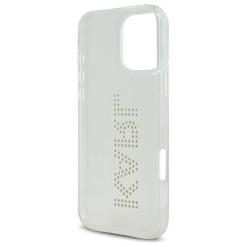 Etui Karl Lagerfeld IML Rhinestones Logo na iPhone 16 Pro Max 6.9" - przezroczyste
