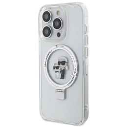 Etui Karl Lagerfeld Ring Stand Karl&Choupettte MagSafe na iPhone 15 Pro Max 6.7