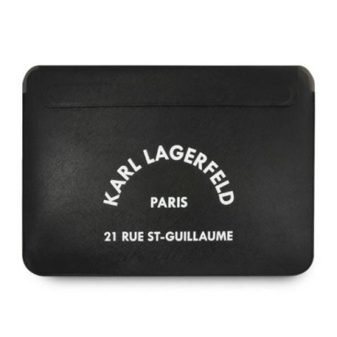 Pokrowiec na laptopa Karl Lagerfeld Saffiano RSG Sleeve 13" - czarny