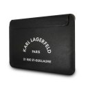 Pokrowiec na laptopa Karl Lagerfeld Saffiano RSG Sleeve 13" - czarny