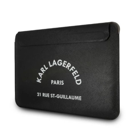 Pokrowiec na laptopa Karl Lagerfeld Saffiano RSG Sleeve 13" - czarny