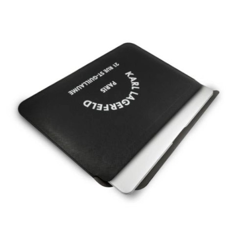 Pokrowiec na laptopa Karl Lagerfeld Saffiano RSG Sleeve 13" - czarny