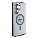 Etui Karl Lagerfeld Button Choupette Head Printed Logo MagSafe Samsung Galaxy S25 Ultra czarny