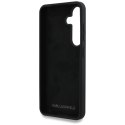 Etui Karl Lagerfeld Silicone Metal Signature Logo Samsung Galaxy S25 czarny
