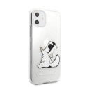Etui Karl Lagerfeld Choupette Fun na iPhone 11 / Xr - przezroczyste